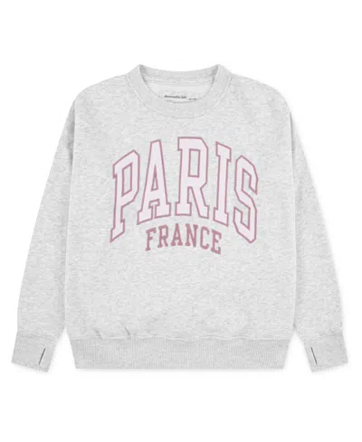 Abercrombie Girls I Heart Paris Crewneck Sweatshirt