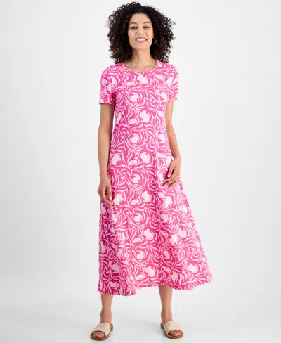 Style & Co Petite T-shirt Midi Dress, Exclusively At Macy's