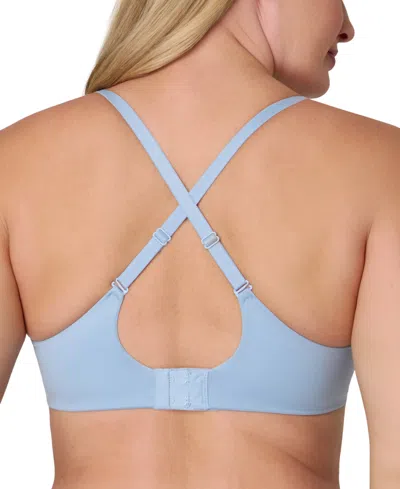 Bali One Smooth U Comfort Stretch Lace Uw Df0084 In Blue