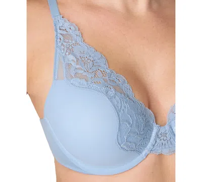 Bali One Smooth U Comfort Stretch Lace Uw Df0084 In Blue