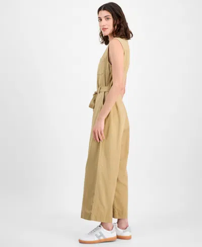 Tommy Hilfiger Women's Sleeveless Belted Jumpsuit