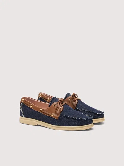 Coccinelle Denim Fabric Loafers C-cruise Denim