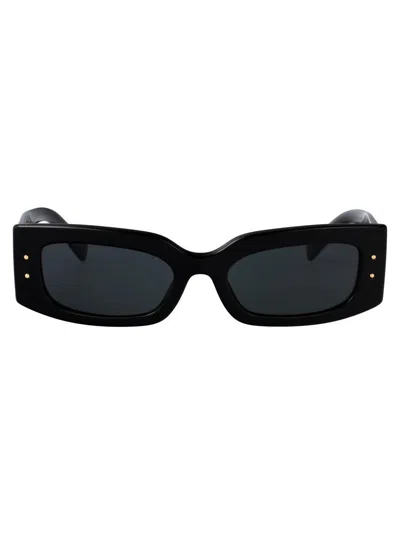 Dolce & Gabbana Black Acetate Sunglasses