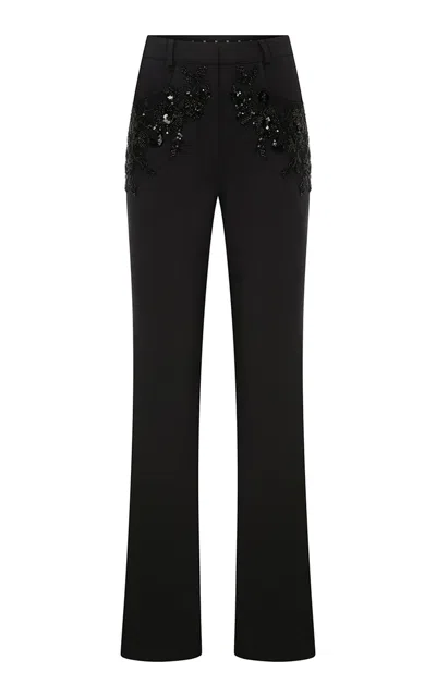 Ila Erica Embroidered Cotton Trousers