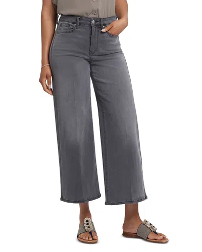 Nydj Brodi High Rise Wide Leg Ankle Jeans In Frontera Bluffs In Gray