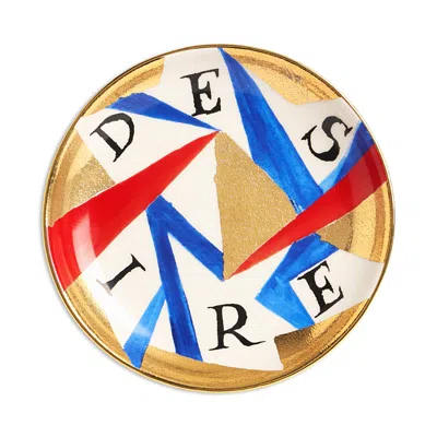 L'objet X Ruan Hoffmann Desire Porcelain Plate In Multi