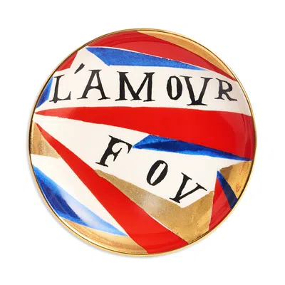 L'objet X Ruan Hoffmann L'amour Fou Vide Poche Plate In Multi