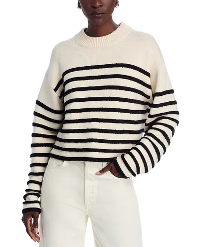 Proenza Schouler White Label Nia Bobble Boucle Sweater In Neutral