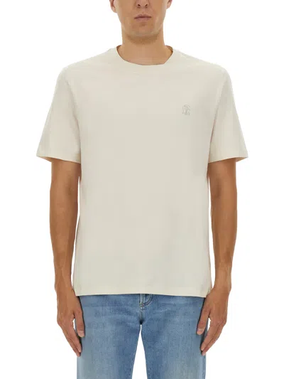 Brunello Cucinelli Relaxed-fit T-shirt With Subtle Logo On Chest