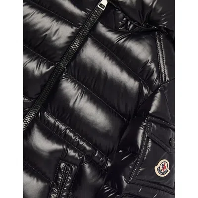 Moncler Maire Detachable-hood Padded Shell Jacket 4-14 Years Black In Black