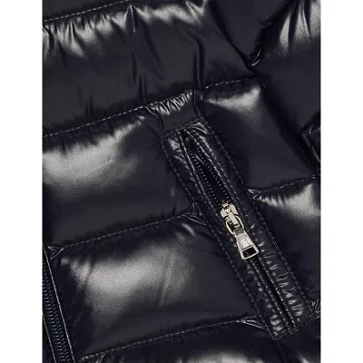 Moncler Maya Detachable-hood Padded Shell Jacket 6 Months - 3 Years Navy In Black
