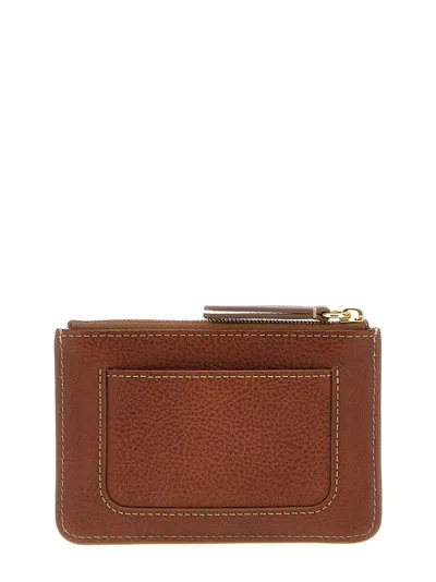 Mulberry Plaque Small Wallet Wallets And Card Holders Brown