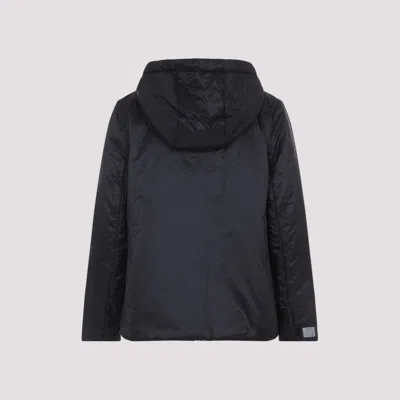Max Mara Lightweight Black Jacket With Adjustable Hood