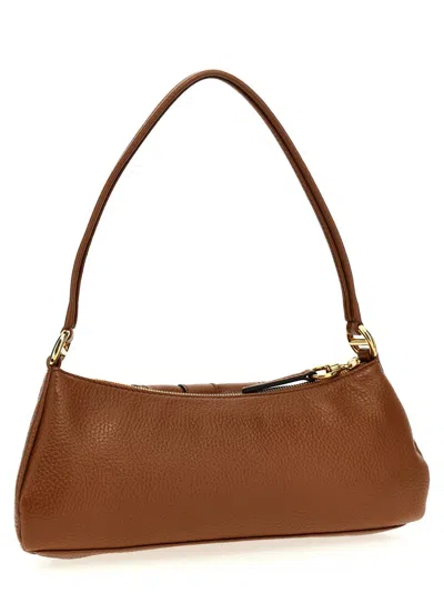 Chloé Womens Clay Brown The 99 Padlock-embellishment Leather Shoulder Bag
