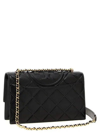 Tory Burch Fleming Convertibile Shoulder Bags Black