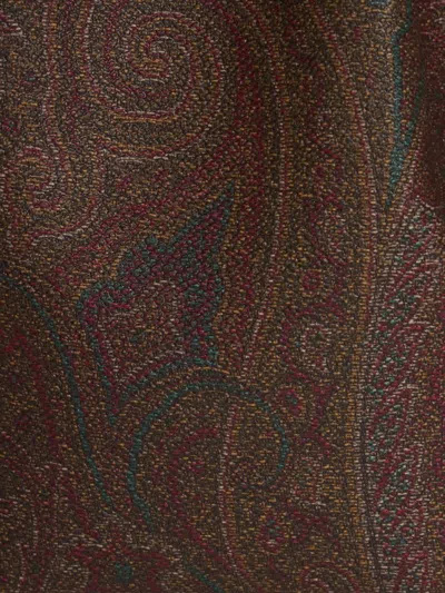 Etro Bucket Bag With Intricate Paisley Pattern