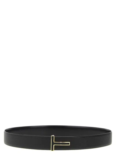 Tom Ford Logo Buckle Reversible Belt
