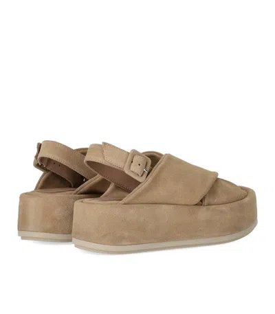 Paloma Barceló Basima Beige Platform Sandal