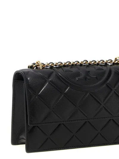 Tory Burch Fleming Convertibile Shoulder Bags Black