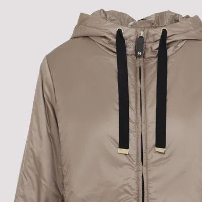 Max Mara Roccia Greenh Jacket With Adjustable Hood