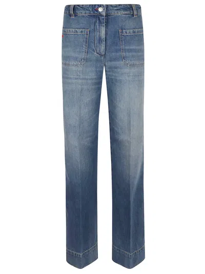 Victoria Beckham Long In Blue