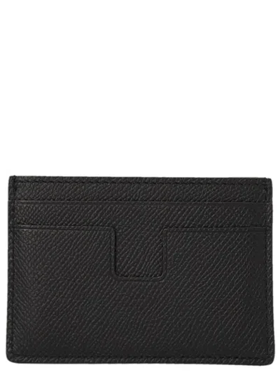 Tom Ford Logo Card Holder Wallets And Card Holders Black