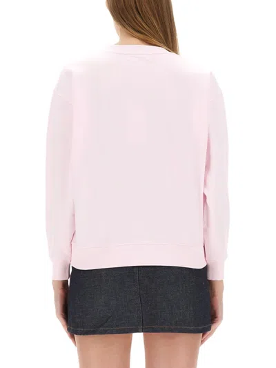 Kenzo Embroidered Sweatshirt Boke Flower 2.0 In Pink