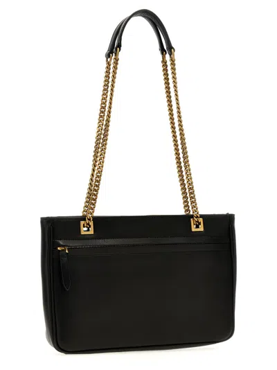Valentino Viva Superstar Leather Shoulder Bag With Maxi Vlogo Signature On The Front