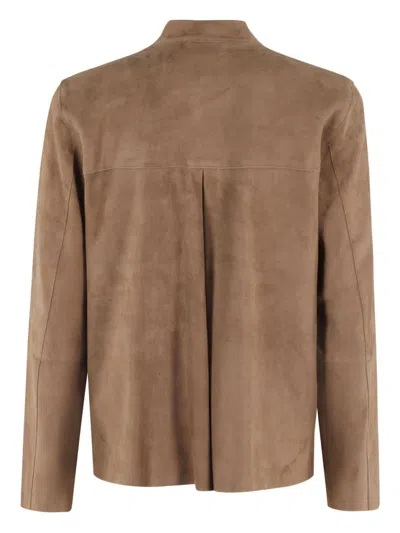 Seventy Light Brown Lightweight Suede Jacket