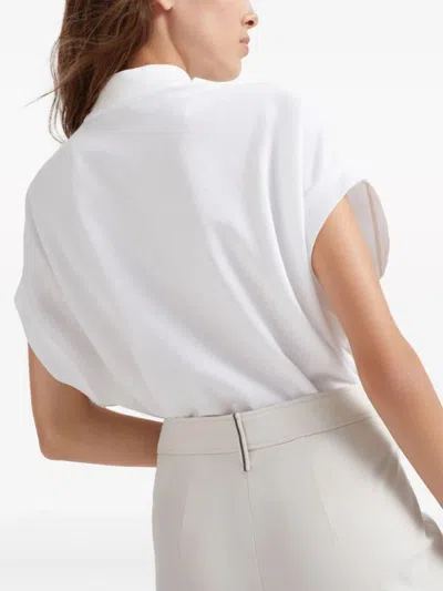Brunello Cucinelli Capri Trousers In White