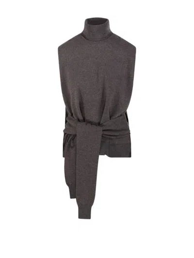 Rohe Double-layer Taupe Mélange Sweater