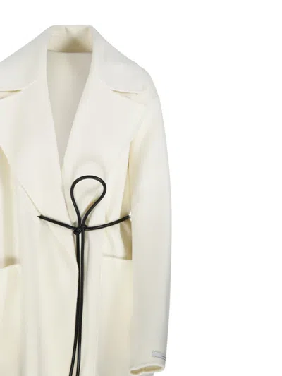 Max Mara Abate Coat In White