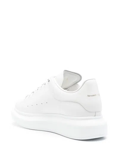 Alexander Mcqueen White Sneakers With Chunky Sole In White
