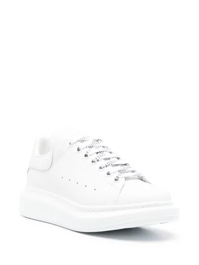 Alexander Mcqueen White Sneakers With Chunky Sole In White