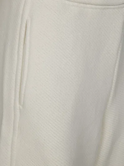 Max Mara Relaxed Wide-leg Pants With Textured Finish In Gray