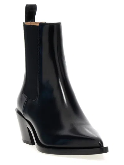 Gianvito Rossi Leather Boots In Black