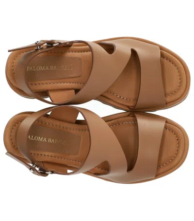 Paloma Barceló Zarine Camel Wedge Sandal
