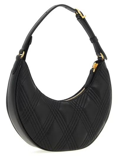 Valentino Quilted Mini Shoulder Bag With Adjustable Strap In Black