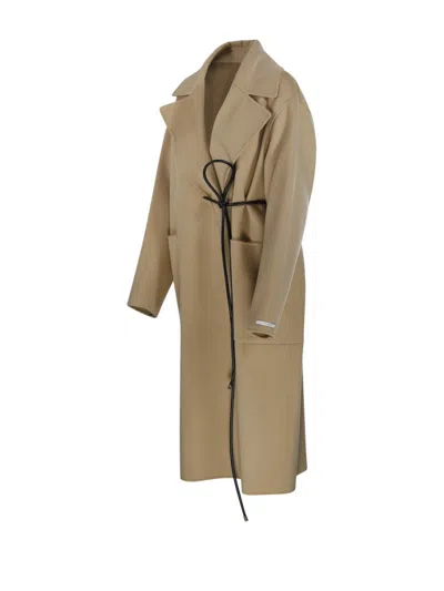 Max Mara Abate Coat In Green