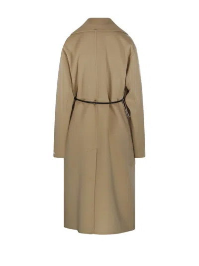 Max Mara Abate Coat In Green