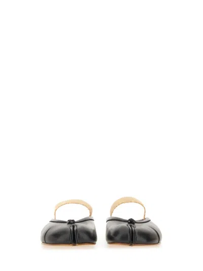 Maison Margiela Women Mule Tabi With Elastic Band