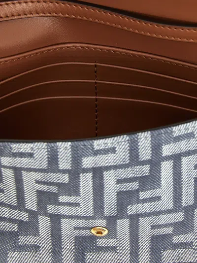 Fendi Baguette Wallets And Card Holders Blue