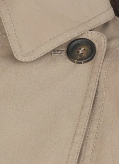 Brunello Cucinelli Double-breasted Cotton Jacket With Classic Collar