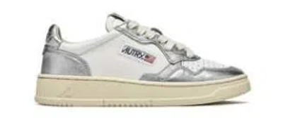 Autry Sporty Sneakers With Metallic Accents