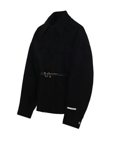 Max Mara Cantore Bomber Jacket In Black
