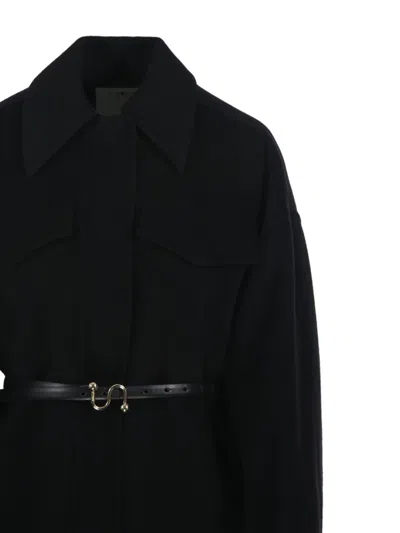 Max Mara Cantore Bomber Jacket In Black