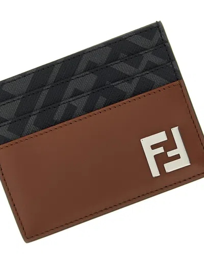 Fendi 'squared Ff' Card Holder