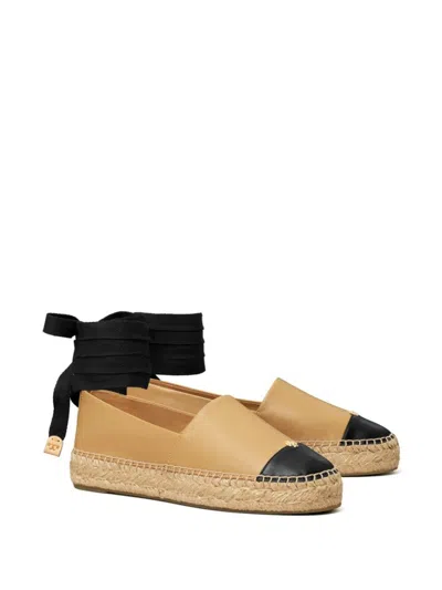 Tory Burch Espadrille Flat Shoes With Cap Toe