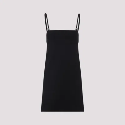 Sportmax Mini-length Sleeveless Dress Adjustable Straps In Black