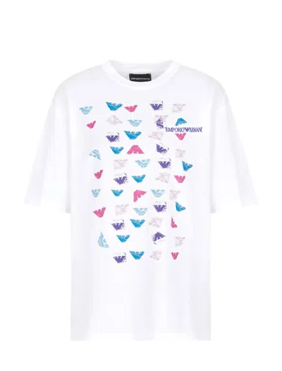 Emporio Armani T Shirts And Polos White In White